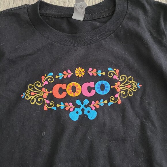 Disney Pixar Coco Kids Graphic T-Shirt Black Size XS (4/5) - Picture 3 of 8